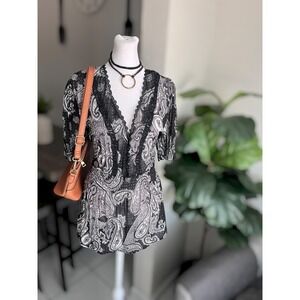 Fashion Bug Paisley Print Boho Tunics XL